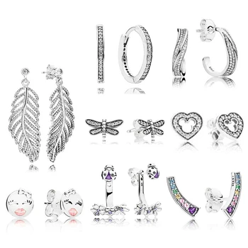 KAKANY Classic Retro Smiley Rainbow Shining zircon Earrings Stud Earrings Glamour Women 925 Sterling Silver Fashion Jewelry
KAKANY Classic Retro Smiley Rainbow Shining zircon Earrings Stud Earrings Glamour Women 925 Sterling Silver Fashion Jewelry