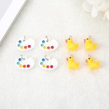 10pcs/ lot 3D Mini Duck and Flat back Drawing board Resin Charms Accessory for Necklace Earring Keychain Pendant DIY Making
10pcs/ lot 3D Mini Duck and Flat back Drawing board Resin Charms Accessory for Necklace Earring Keychain Pendant DIY Making