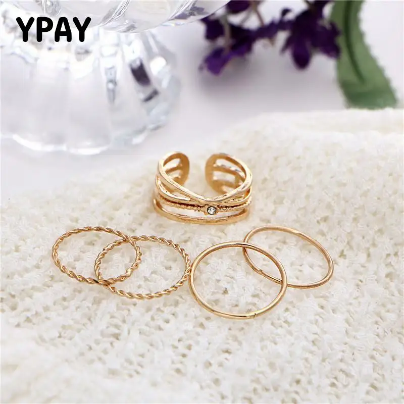 5 PCS/SET Fashion Gold-Color X Knuckle Rings Set For Women Female Vintage Midi Finger Ring Female Party Jewelry Gifts YMCJR003
5 PCS/SET Fashion Gold-Color X Knuckle Rings Set For Women Female Vintage Midi Finger Ring Female Party Jewelry Gifts YMCJR003
