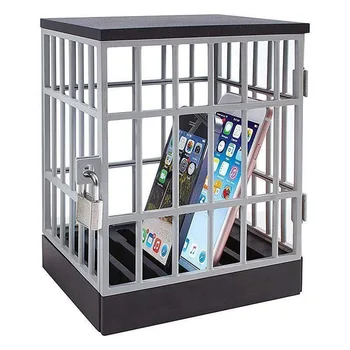 Mobile Phone Jail Cell Prison Lock Up Safe Smartphone Home Table Gadget quality Storage Box Locking Cage Party Storage DARK HERO 
Mobile Phone Jail Cell Prison Lock Up Safe Smartphone Home Table Gadget quality Storage Box Locking Cage Party Storage DARK HERO