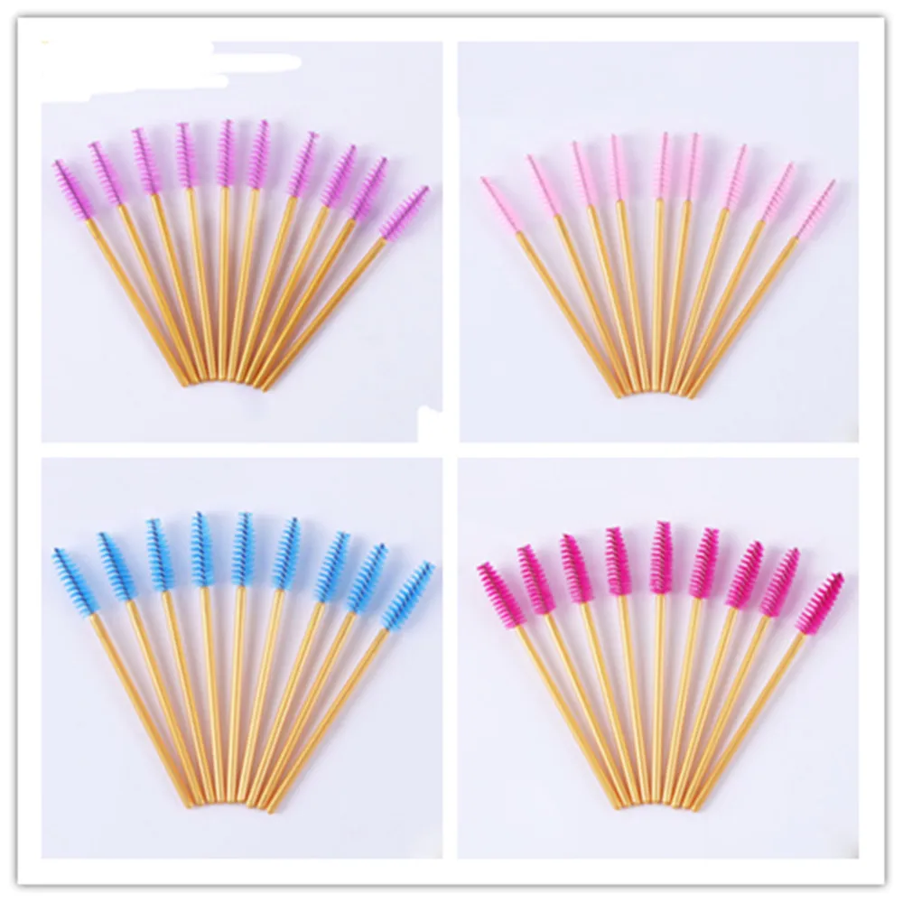 50 Gold Eyelash Extension Disposable Eyebrow Brush Mascara Wand Applicator Spoolers Eye Lashes Cosmetic Brushes Set Makeup Tools
50 Gold Eyelash Extension Disposable Eyebrow Brush Mascara Wand Applicator Spoolers Eye Lashes Cosmetic Brushes Set Makeup Tools