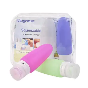 Silicone Refillable Bottle Travel Shampoo Bottle Lotion Travel Packing Press Bottles Portable Cosmetic Container 4/8/10Pcs
Silicone Refillable Bottle Travel Shampoo Bottle Lotion Travel Packing Press Bottles Portable Cosmetic Container 4/8/10Pcs