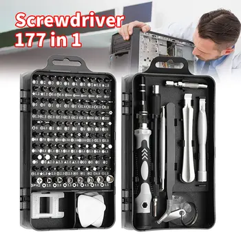 Screwdriver Set 117 In 1 Manual Repair Tool Set Multifunctional Precision Screwdriver for Tablet PC Mobile Phone Home Tool Set
Screwdriver Set 117 In 1 Manual Repair Tool Set Multifunctional Precision Screwdriver for Tablet PC Mobile Phone Home Tool Set