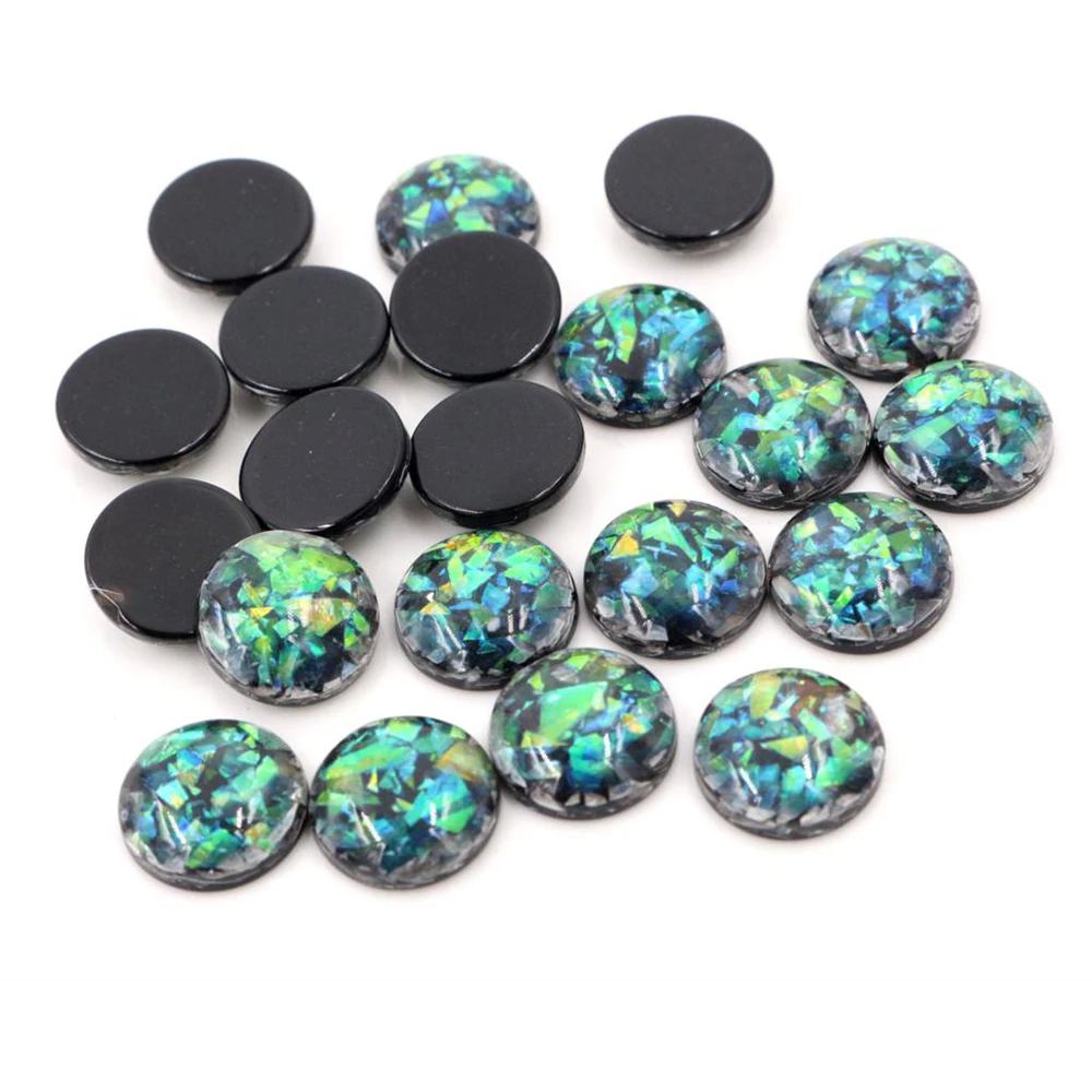 New Fashion 40pcs 12mm 8mm 10mm Black Colors Built-in metal foil Flat back Resin Cabochons Cameo
New Fashion 40pcs 12mm 8mm 10mm Black Colors Built-in metal foil Flat back Resin Cabochons Cameo