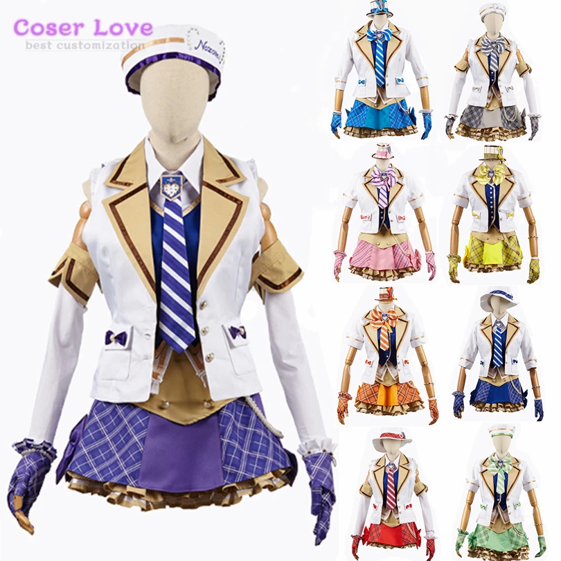 

Lovelive Nishikino Maki Koizumi Hanayo Sonoda Umi Kousaka Honoka Yazawa Nico Toujou Nozomi Ayase Eli Eri Rin Cosplay Costume