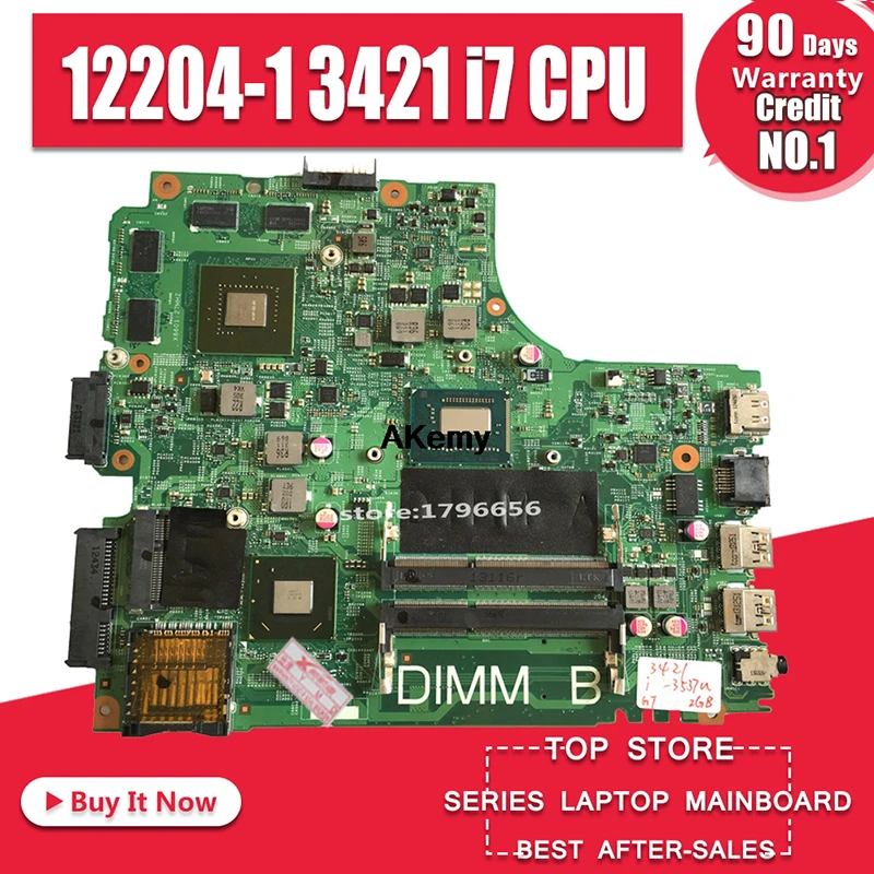 12204-1 For dell INSPIRON 3421 laptop motherboard 12204-1 dell motherboard i7 CPU orginal Teste motherboard 
12204-1 For dell INSPIRON 3421 laptop motherboard 12204-1 dell motherboard i7 CPU orginal Teste motherboard