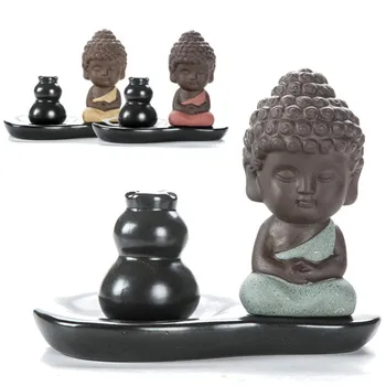 New The Little Monk Censer Creative Home Decor Small Buddha Incense Holder Backflow Incense Burner Use In Home Office Teahouse
New The Little Monk Censer Creative Home Decor Small Buddha Incense Holder Backflow Incense Burner Use In Home Office Teahouse