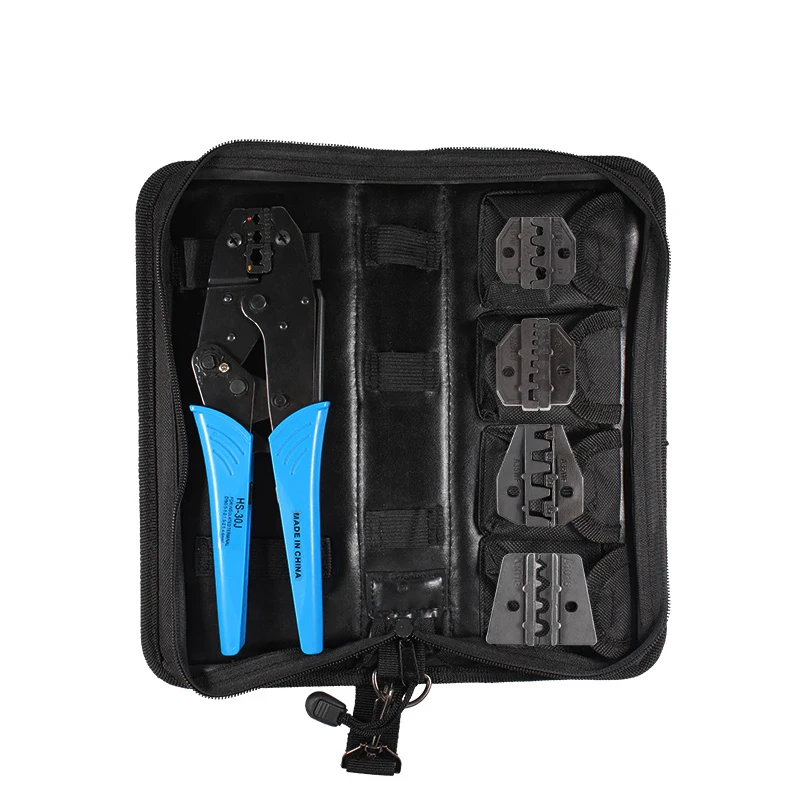 HS-30J 4Jaw Crimping Tool kit Connectors Ratcheting Wire Crimper Pilers Multi-tool hand tool set A35WF/A1016/A26TW/AV-03B
HS-30J 4Jaw Crimping Tool kit Connectors Ratcheting Wire Crimper Pilers Multi-tool hand tool set A35WF/A1016/A26TW/AV-03B