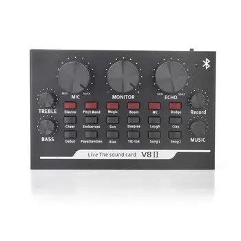 Sound Card Audio Set Interface External Usb Live Microphone Sound Card Bluetooth Function for Computer Pc Mobile Phone Sing
Sound Card Audio Set Interface External Usb Live Microphone Sound Card Bluetooth Function for Computer Pc Mobile Phone Sing