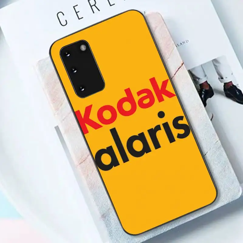 TOPLBPCS Japanese brand film Fashion Soft Kodak Soft Phone Cover for Samsung S6 S10 5G S7 EDGE S8 S9 S10 S20 PLUS S10Lite