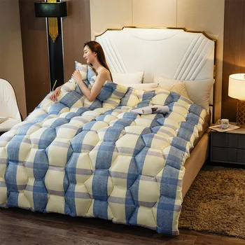 King Queen Full Size Comforter Washed Cotton Down Duvet Quilt 4 Seasons Luxury Style Quilt Colorful Style Thick And Warm Quilt
King Queen Full Size Comforter Washed Cotton Down Duvet Quilt 4 Seasons Luxury Style Quilt Colorful Style Thick And Warm Quilt