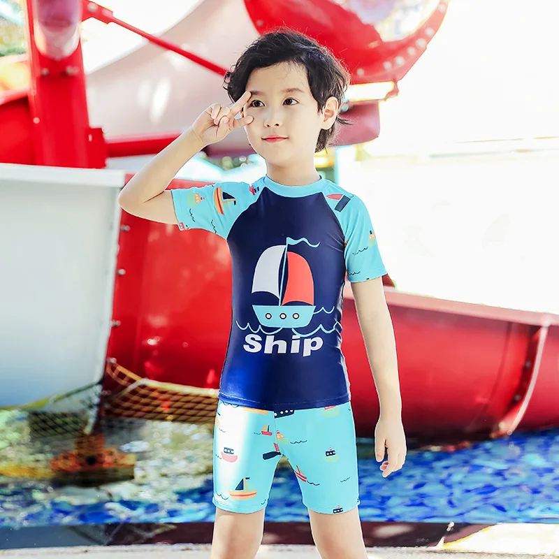 KID'S Swimwear Men's Big Boy Baby Swim Bathing Suit Swimming Trunks Set BOY'S Split Type Beach Sun-resistant Three-piece Set Swi 
KID'S Swimwear Men's Big Boy Baby Swim Bathing Suit Swimming Trunks Set BOY'S Split Type Beach Sun-resistant Three-piece Set Swi