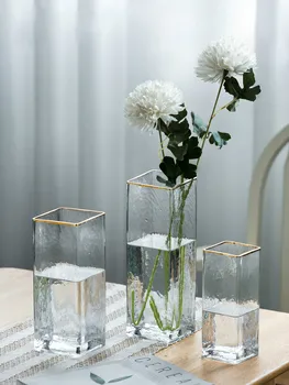 Light Luxury Gold Edge Glass Vase Home Table Decoration Ornament Vase Decoration Home
Light Luxury Gold Edge Glass Vase Home Table Decoration Ornament Vase Decoration Home