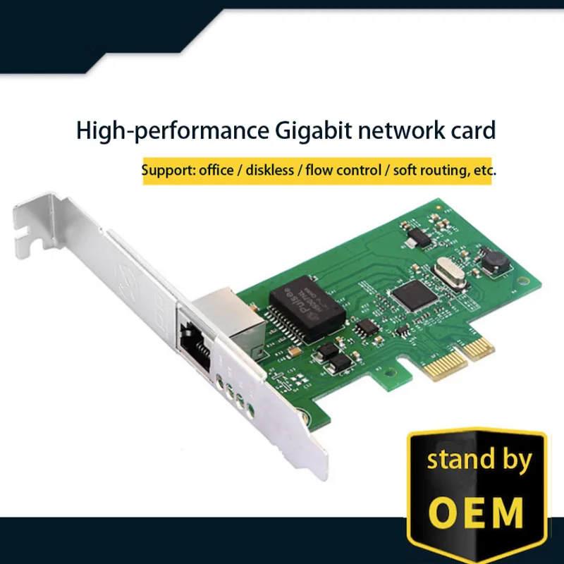 Intel 82574 chipset PCI-E Gigabit network card 10/100/1000Mbps network adapter lightning protection card diskless boot
Intel 82574 chipset PCI-E Gigabit network card 10/100/1000Mbps network adapter lightning protection card diskless boot