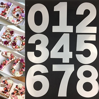 PET 0-8 Numbers Confeitaria Maker Cake Mold Birthday Cake Design Bakeware Cake Decorating Tools 4/6/8/10/12inch Pastry Tools
PET 0-8 Numbers Confeitaria Maker Cake Mold Birthday Cake Design Bakeware Cake Decorating Tools 4/6/8/10/12inch Pastry Tools