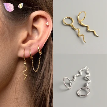 925 Sterling silver hoops earrings-dainty huggies-Gold Snake Hoops-Huggie hoops-Snake Hoop Earrings-Snake pendant Earrings A30
925 Sterling silver hoops earrings-dainty huggies-Gold Snake Hoops-Huggie hoops-Snake Hoop Earrings-Snake pendant Earrings A30