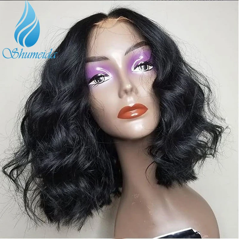 SHUEMIDA Lace Front Wig for Wome Short Deep Wave Wigs With Baby Hair Brazilian Remy Human Hair Glueless Lace Wig Bleached Knots
SHUEMIDA Lace Front Wig for Wome Short Deep Wave Wigs With Baby Hair Brazilian Remy Human Hair Glueless Lace Wig Bleached Knots