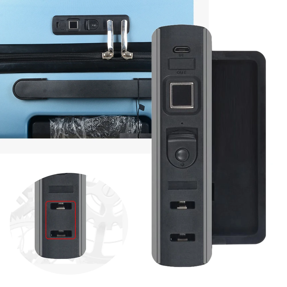 Keyless Embedded ABS Waterproof Security Universal Portable Black Luggages Smart Fingerprint Lock Backpack Suitcase USB Charging
Keyless Embedded ABS Waterproof Security Universal Portable Black Luggages Smart Fingerprint Lock Backpack Suitcase USB Charging