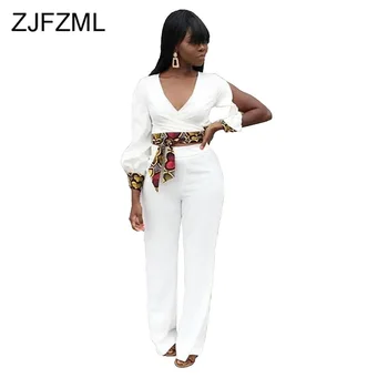 Fall Winter Causal 2 Piece Set Women Backless V Neck Split Sleeve Sashes Crop Tops and High Waist Wide Leg Pants Club Outfits
Fall Winter Causal 2 Piece Set Women Backless V Neck Split Sleeve Sashes Crop Tops and High Waist Wide Leg Pants Club Outfits