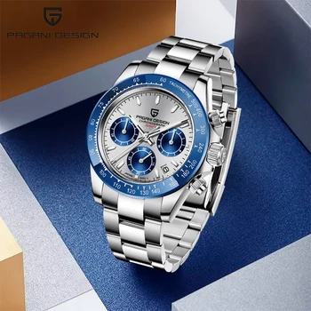 Top Luxury Brand PAGANI DESIGN Mens Quartz Watch Military 100M Waterproof Chronograph Stainless Steel Business Sports Wristwatch
Top Luxury Brand PAGANI DESIGN Mens Quartz Watch Military 100M Waterproof Chronograph Stainless Steel Business Sports Wristwatch