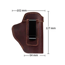 Tactical Gun Leather IWB Holster for GLOCK 17 19 21 23 26 Springfield for Taurus G2C Sig Sauer P226 SP2022 Universal Handguns
Tactical Gun Leather IWB Holster for GLOCK 17 19 21 23 26 Springfield for Taurus G2C Sig Sauer P226 SP2022 Universal Handguns