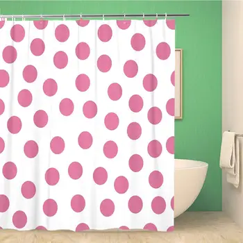 Bathroom Shower Curtain Pink Random Abstract Randomly Dots Little Circles Red Pattern Polyester Fabric 72x78 inches Waterproof
Bathroom Shower Curtain Pink Random Abstract Randomly Dots Little Circles Red Pattern Polyester Fabric 72x78 inches Waterproof