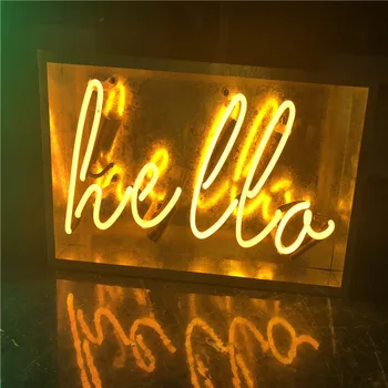 Custom HELLO Arrow Loving Love Glass neon light sign Beer Bar
Custom HELLO Arrow Loving Love Glass neon light sign Beer Bar