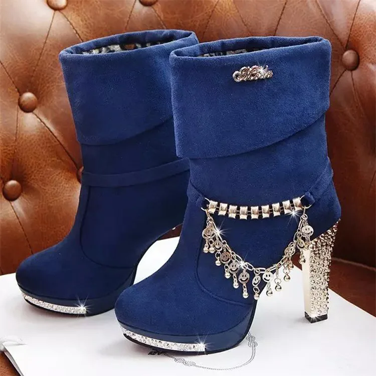 2019 Autumn And Winter New Style Women's Boots Korean-style Solid Color Metal High-Heel Large Size Short Boots Women's Fashion M
2019 Autumn And Winter New Style Women's Boots Korean-style Solid Color Metal High-Heel Large Size Short Boots Women's Fashion M