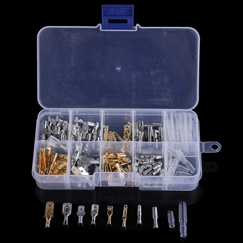 150pcs/Set Male And Female Car Spade Connectors Splice Crimp Wire Terminals Assortment Kit With Insulating Sleeves Kit
150pcs/Set Male And Female Car Spade Connectors Splice Crimp Wire Terminals Assortment Kit With Insulating Sleeves Kit