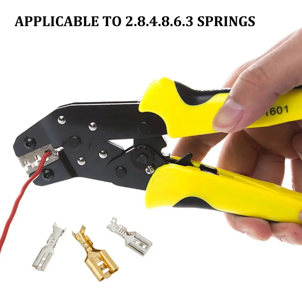Ratchet Type Bare Terminal Crimping Pliers Plug Spring Crimping Pliers Insulated Terminal Pliers Cold Press Pliers
Ratchet Type Bare Terminal Crimping Pliers Plug Spring Crimping Pliers Insulated Terminal Pliers Cold Press Pliers