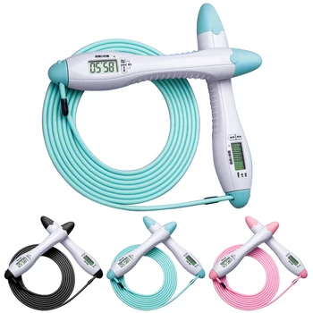 2.8m Digital Counting Jump Rope Adjustable Skipping Rope With Timer Calorie Miles Kilometer Counters Mode For Fitness Exercise
2.8m Digital Counting Jump Rope Adjustable Skipping Rope With Timer Calorie Miles Kilometer Counters Mode For Fitness Exercise