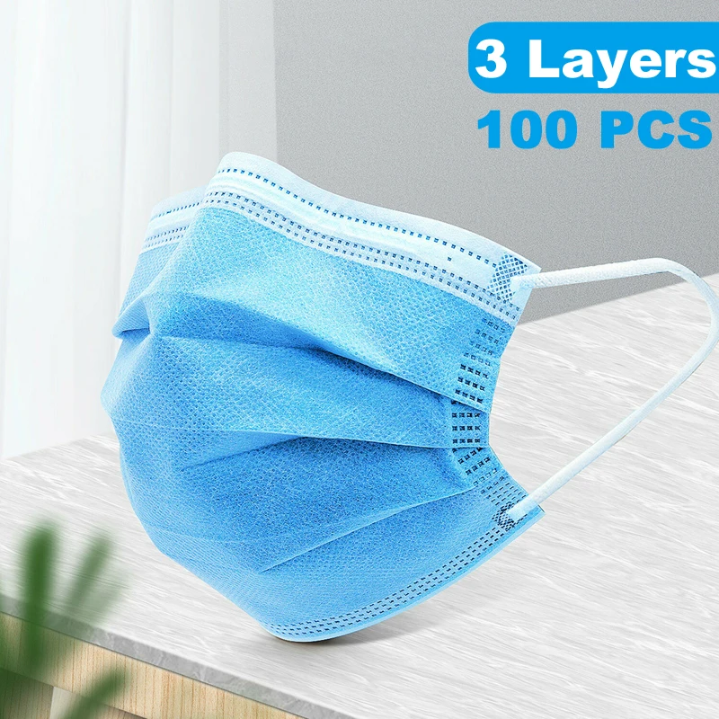 3 Layers Filter Dustproof Disposable Medical Mask Earloop Non Woven Face Masks 5/10/20/30/50/100 pcs Three-layers Mouth Mask
3 Layers Filter Dustproof Disposable Medical Mask Earloop Non Woven Face Masks 5/10/20/30/50/100 pcs Three-layers Mouth Mask