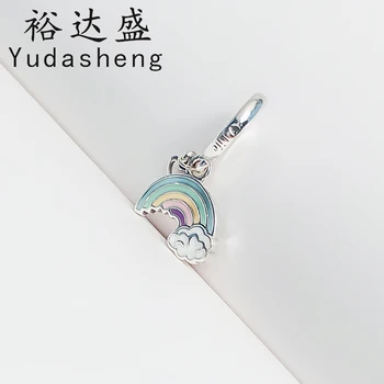 Rainbow and cloud charms, hand-painted with attractive light-colored enamel, will bring you a good day
Rainbow and cloud charms, hand-painted with attractive light-colored enamel, will bring you a good day