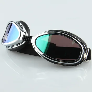 Outdoor Plastic Eyewear Silver Frame UV Protection Glasses Motorcycle Goggle Ski/Skate/Snowboard Motocross Goggles Cafe Racer
Outdoor Plastic Eyewear Silver Frame UV Protection Glasses Motorcycle Goggle Ski/Skate/Snowboard Motocross Goggles Cafe Racer