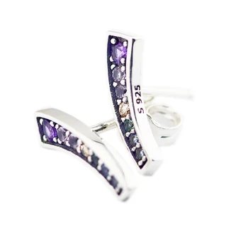 Geometric Earrings 100% 925 Sterling Silver Jewelry Multi Color Arches Stud Earrings for Women Girl Gift free shipping E116
Geometric Earrings 100% 925 Sterling Silver Jewelry Multi Color Arches Stud Earrings for Women Girl Gift free shipping E116