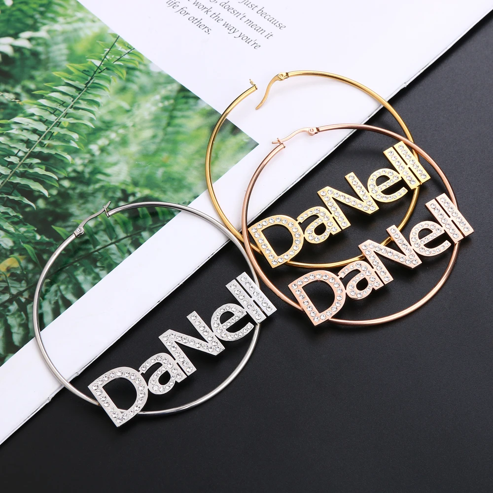 Lateefah 70mm Zircon Name Earrings Nameplate Custom Hoop Earring For Women Personalized Custom Letter Earrings CZ Earrings ETSY
Lateefah 70mm Zircon Name Earrings Nameplate Custom Hoop Earring For Women Personalized Custom Letter Earrings CZ Earrings ETSY
