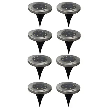8LED solar stainless steel underground light Light controlled induction Illumination Villa Park Community Garden
8LED solar stainless steel underground light Light controlled induction Illumination Villa Park Community Garden