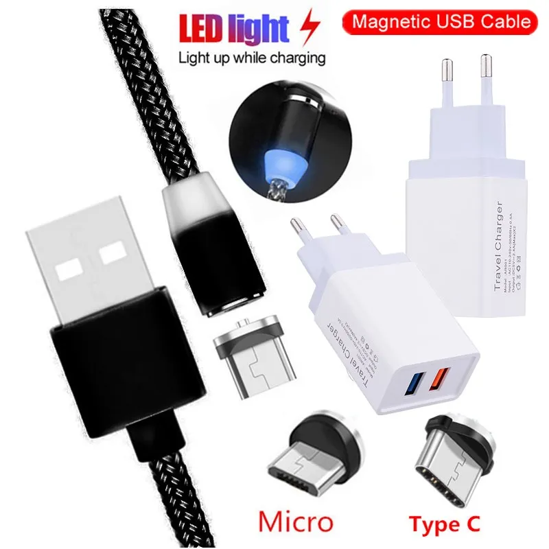 Fast Type C Micro 2 port USB charger Adapte charging Magnetic USB Cable For Huawei p3 p7 p8 p9 lite 2017 p10 lite mate 20 lite
Fast Type C Micro 2 port USB charger Adapte charging Magnetic USB Cable For Huawei p3 p7 p8 p9 lite 2017 p10 lite mate 20 lite