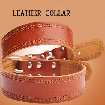 Leather Dog Collar Simple Double Line Soft Pet Collars for Small Medium Large Dogs Layer Cowhide Collar Pet Products
Leather Dog Collar Simple Double Line Soft Pet Collars for Small Medium Large Dogs Layer Cowhide Collar Pet Products