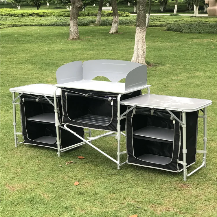 S-tadpoles Camping Outdoor Kitchen Foldable Camp Cooking Table Work Station Storage Bag Folding Mobile Kitchen For Hiking Picnic
S-tadpoles Camping Outdoor Kitchen Foldable Camp Cooking Table Work Station Storage Bag Folding Mobile Kitchen For Hiking Picnic