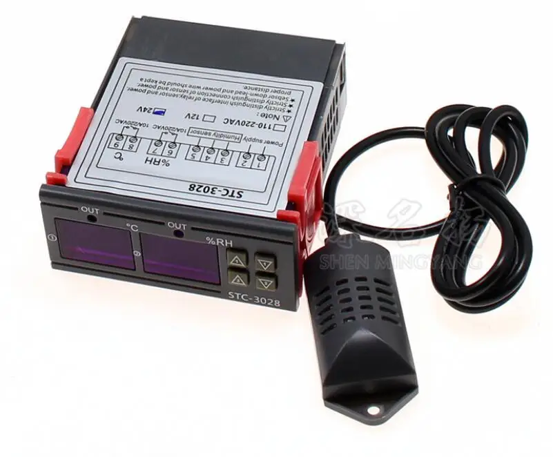 Stc-3028 Intelligent digital temperature display and humidity controller incubation temperature hygrometer humidity meter temper
Stc-3028 Intelligent digital temperature display and humidity controller incubation temperature hygrometer humidity meter temper