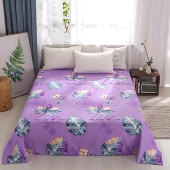 Leaves Polyester/Cotton Flat Sheet Print Simple Style Bedsheets for Adults Single Double Bed (No Pillowcase) XF665-20
Leaves Polyester/Cotton Flat Sheet Print Simple Style Bedsheets for Adults Single Double Bed (No Pillowcase) XF665-20