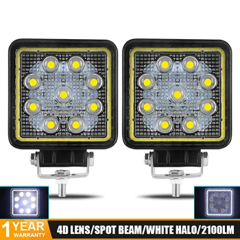 9 LED Auto LED Work Lamp 4D 27W 4inch Square Spotlight LED work light bar Spot Beam For Truck Offroad 4X4 4WD Car light 12V 24V
9 LED Auto LED Work Lamp 4D 27W 4inch Square Spotlight LED work light bar Spot Beam For Truck Offroad 4X4 4WD Car light 12V 24V