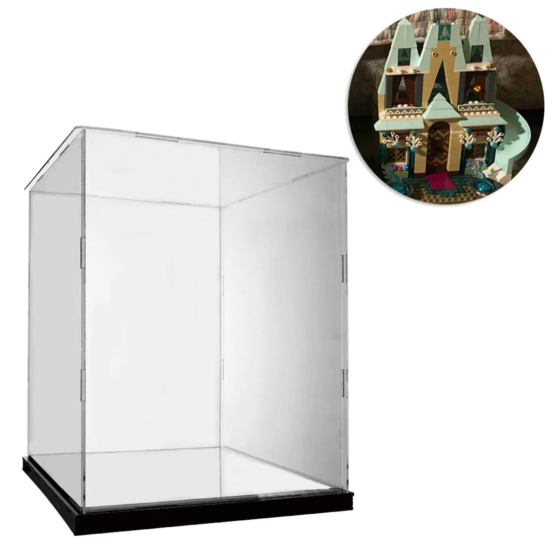 Building Block Acrylic Dustproof Display Box Show Box for Allendale Castle 41068 (Display Box Included Only) - Black Bottom Type
Building Block Acrylic Dustproof Display Box Show Box for Allendale Castle 41068 (Display Box Included Only) - Black Bottom Type