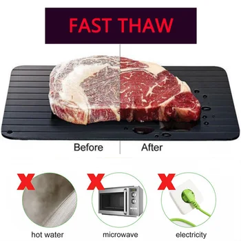Fast Defrosting Tray Quick defrost Thaw Food Meat Fruit Quick Defrosting Plate Board Defrost Kitchen Gadget Tools for kitchen
Fast Defrosting Tray Quick defrost Thaw Food Meat Fruit Quick Defrosting Plate Board Defrost Kitchen Gadget Tools for kitchen