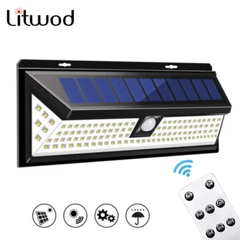 Solar Outdoor Remote Control Wall Lamp Motion Sensor Street Light 248 Led Built in Battery Powered Sunlight Waterproof
Solar Outdoor Remote Control Wall Lamp Motion Sensor Street Light 248 Led Built in Battery Powered Sunlight Waterproof