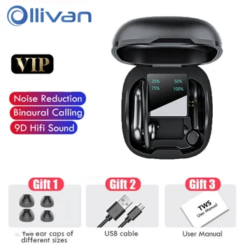 Ollivan Bluetooth 5.0 Earphones TWS Fingerprint Touch Wireless Headsets Noise Cancelling Sport Stereo Waterproof Call Earbuds 
Ollivan Bluetooth 5.0 Earphones TWS Fingerprint Touch Wireless Headsets Noise Cancelling Sport Stereo Waterproof Call Earbuds