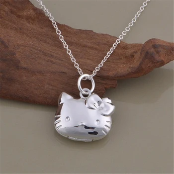 Trend New Trend Necklace 925 Sterling Silver Jewelry Silver Pendant Hello Kitty Frame Necklace Fashion Jewelry
Trend New Trend Necklace 925 Sterling Silver Jewelry Silver Pendant Hello Kitty Frame Necklace Fashion Jewelry