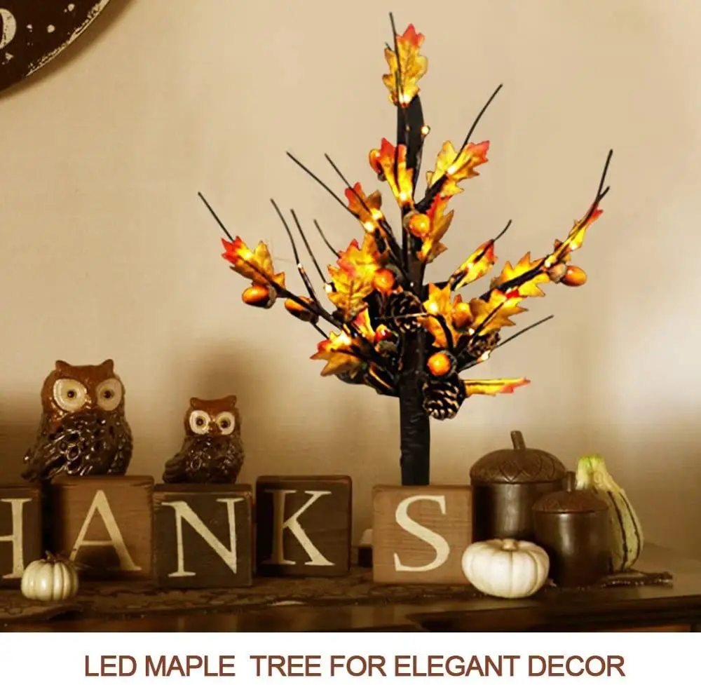 LED Artificial Maple Tree Pine cone Lights Thanksgiving Fall Indoor Battery Operated Table Top Decorations Acorns Home Decor Xma
LED Artificial Maple Tree Pine cone Lights Thanksgiving Fall Indoor Battery Operated Table Top Decorations Acorns Home Decor Xma