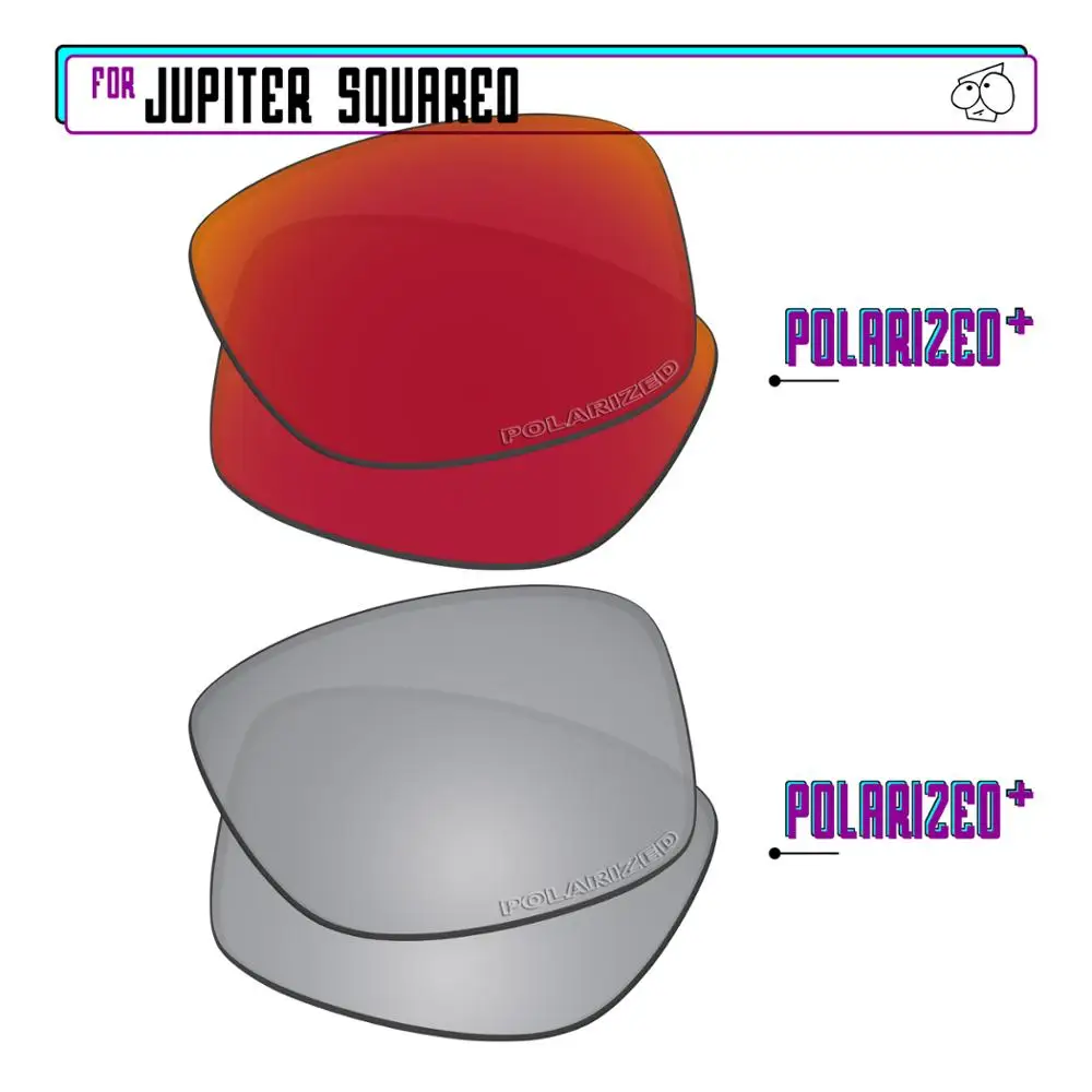 EZReplace Polarized Replacement Lenses for - Oakley Jupiter Squared Sunglasses - Sir P Plus-RedP Plus
EZReplace Polarized Replacement Lenses for - Oakley Jupiter Squared Sunglasses - Sir P Plus-RedP Plus